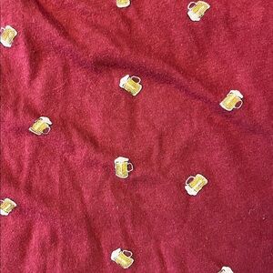 Beer T-shirt MEDIUM Burgundy